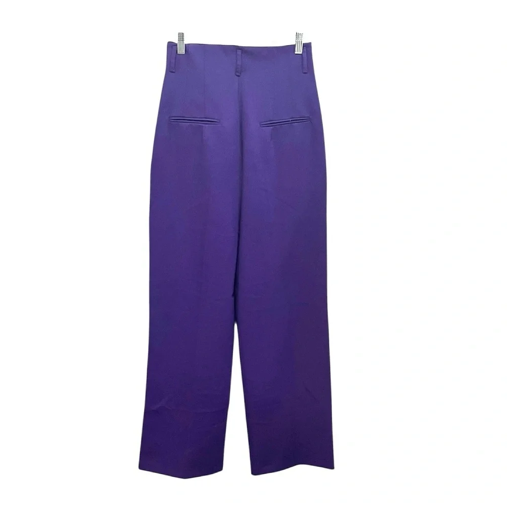 Zara purple high waisted wide leg trouser pants size XS
NWT - Picture 2 of 8